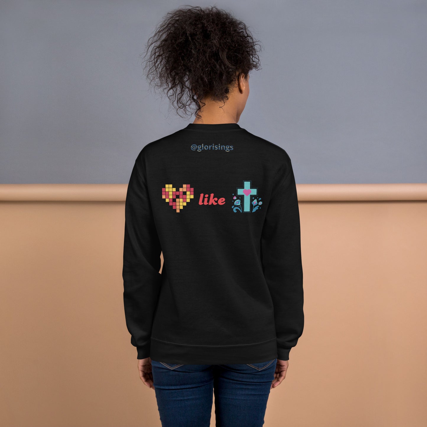 Unisex Love like Jesus Sweatshirt