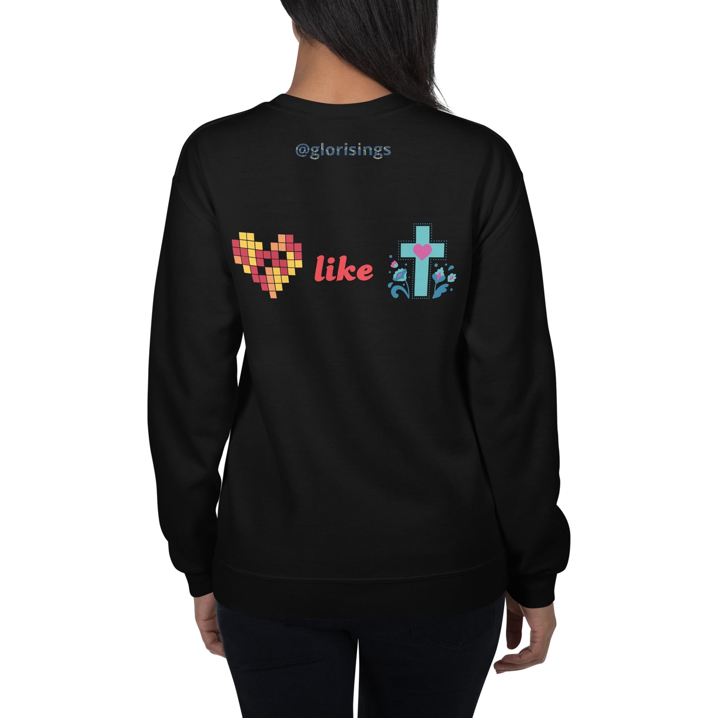 Unisex Love like Jesus Sweatshirt