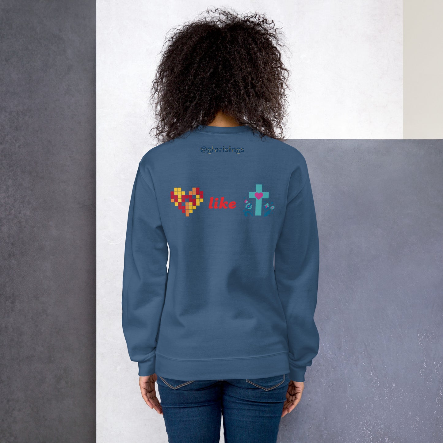 Unisex Love like Jesus Sweatshirt