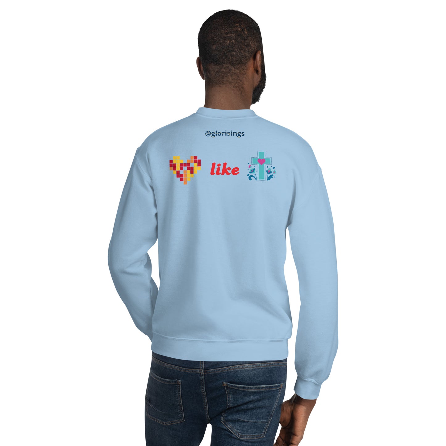 Unisex love like Jesus Sweatshirt