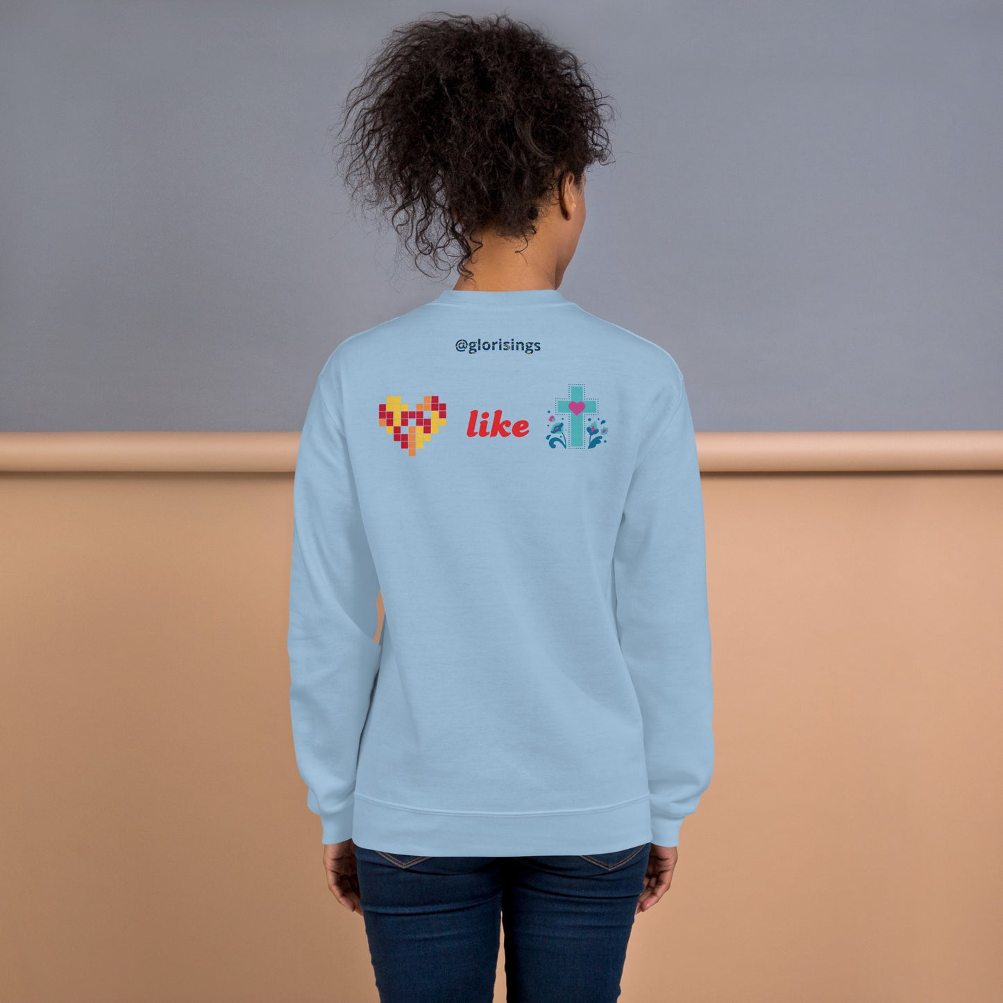 Unisex love like Jesus Sweatshirt