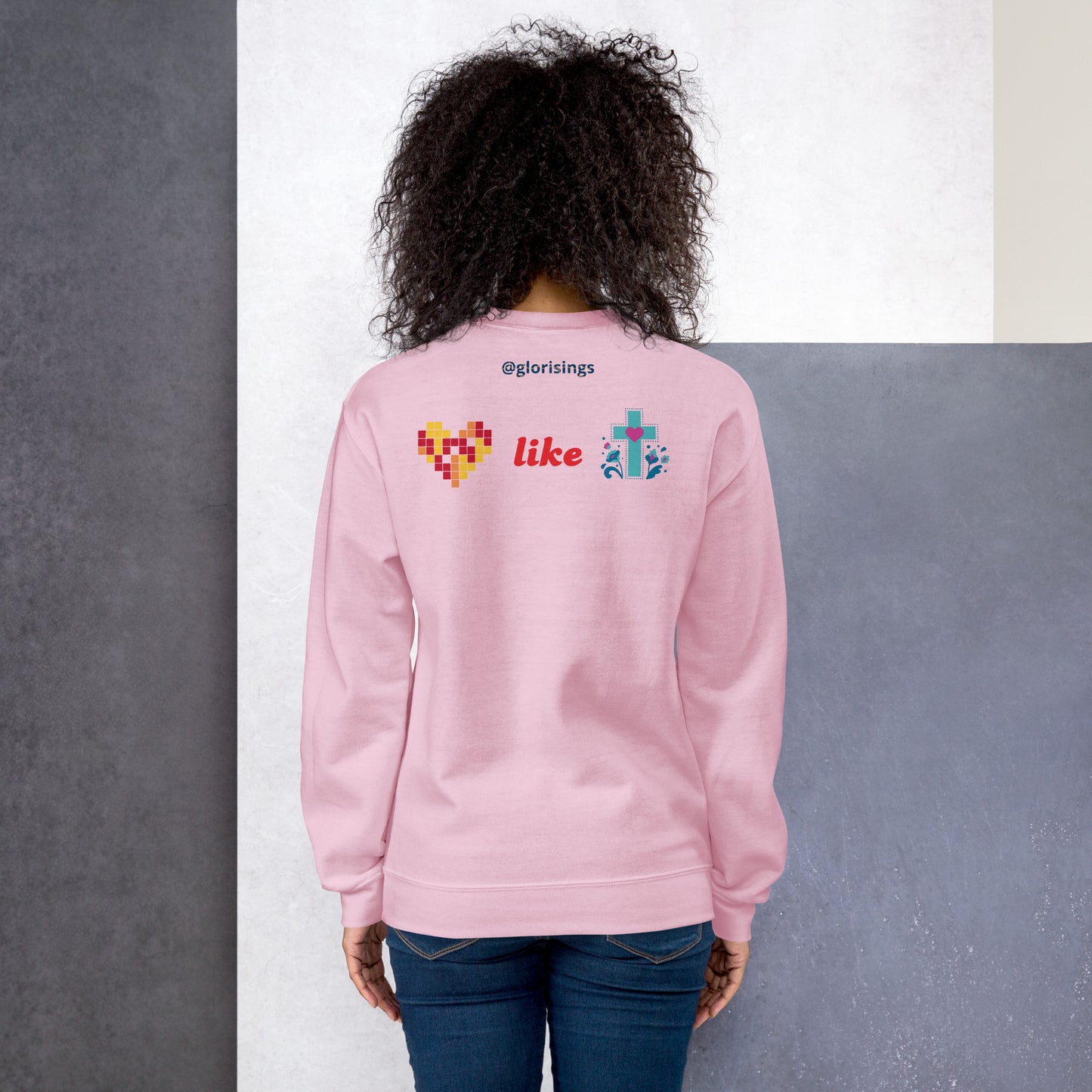 Unisex love like Jesus Sweatshirt