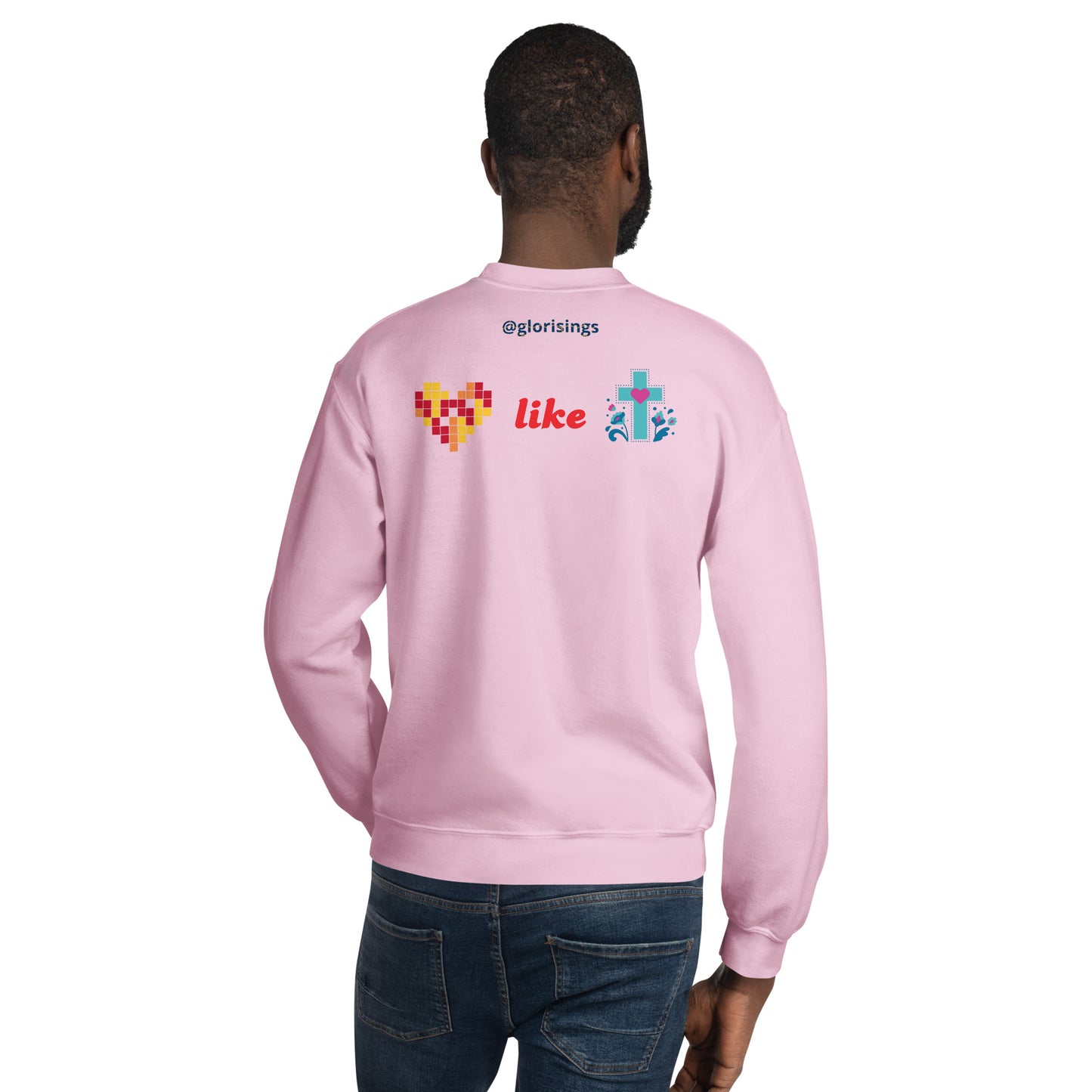 Unisex love like Jesus Sweatshirt