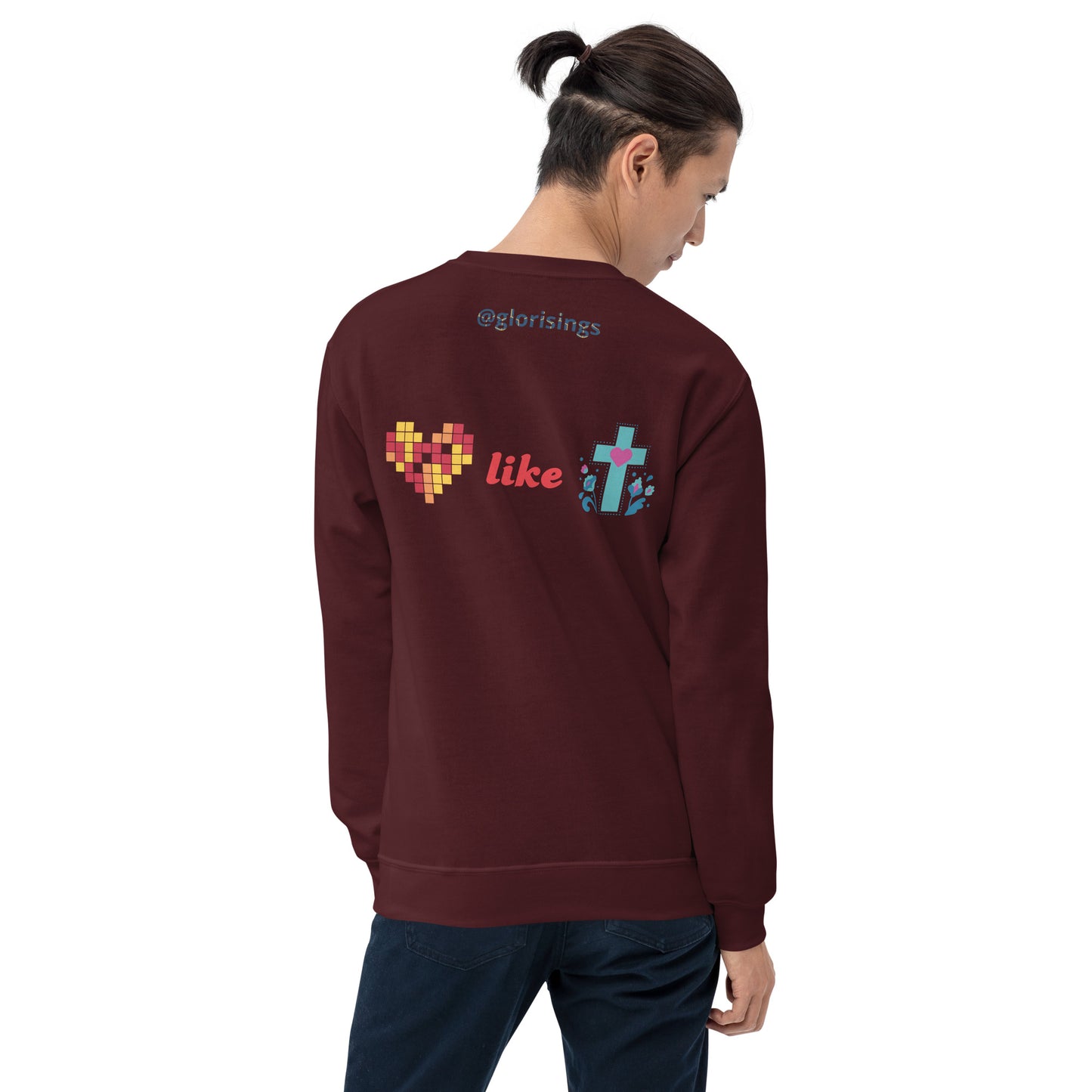 Unisex Love like Jesus Sweatshirt