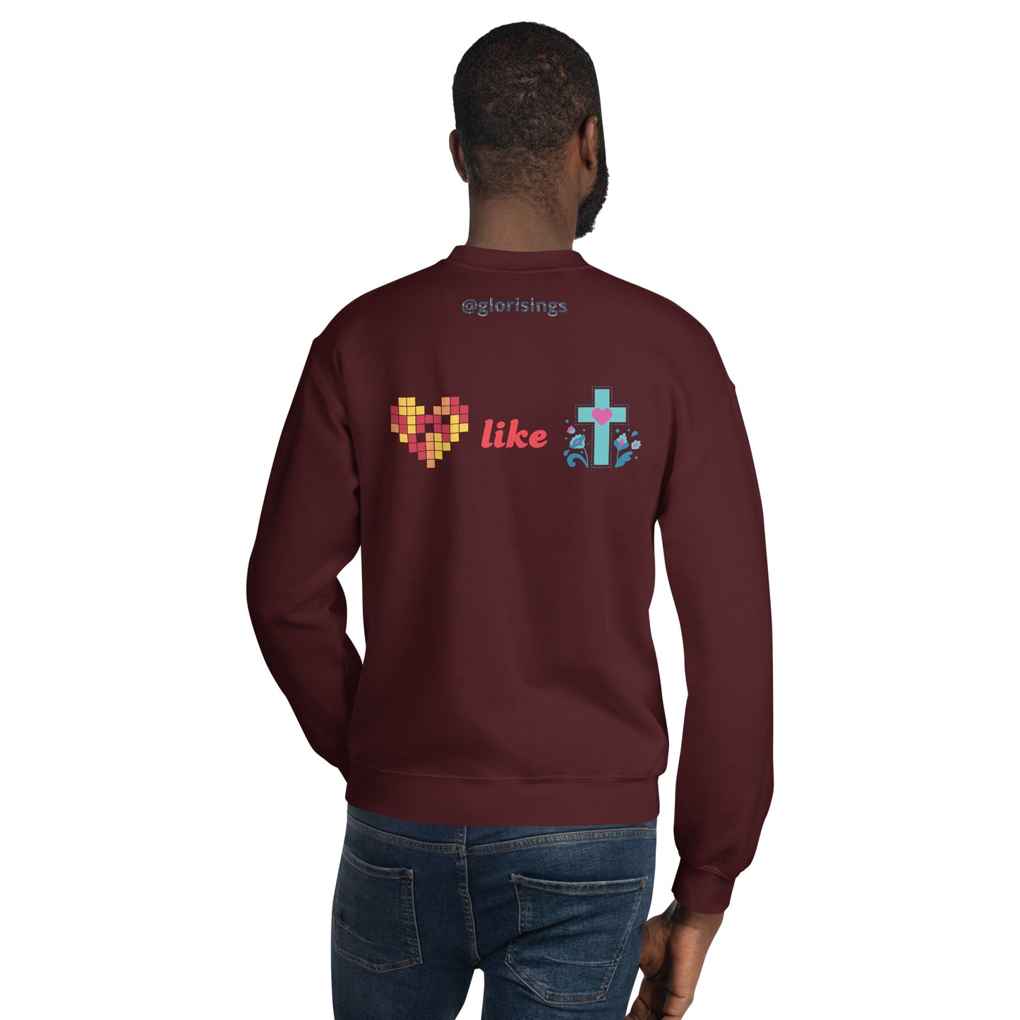 Unisex Love like Jesus Sweatshirt