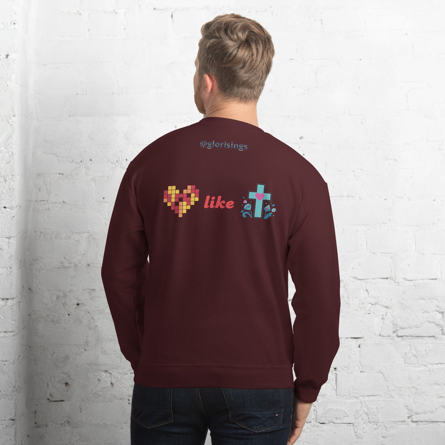 Unisex Love like Jesus Sweatshirt