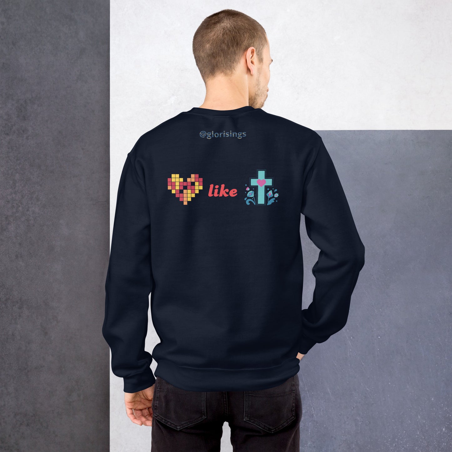 Unisex Love like Jesus Sweatshirt