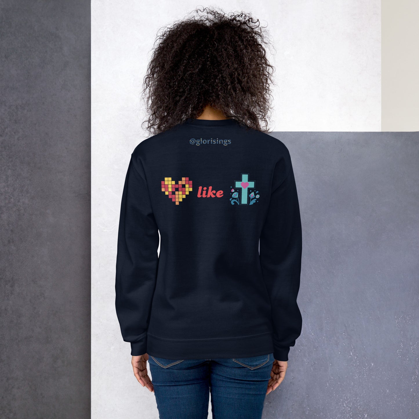 Unisex Love like Jesus Sweatshirt