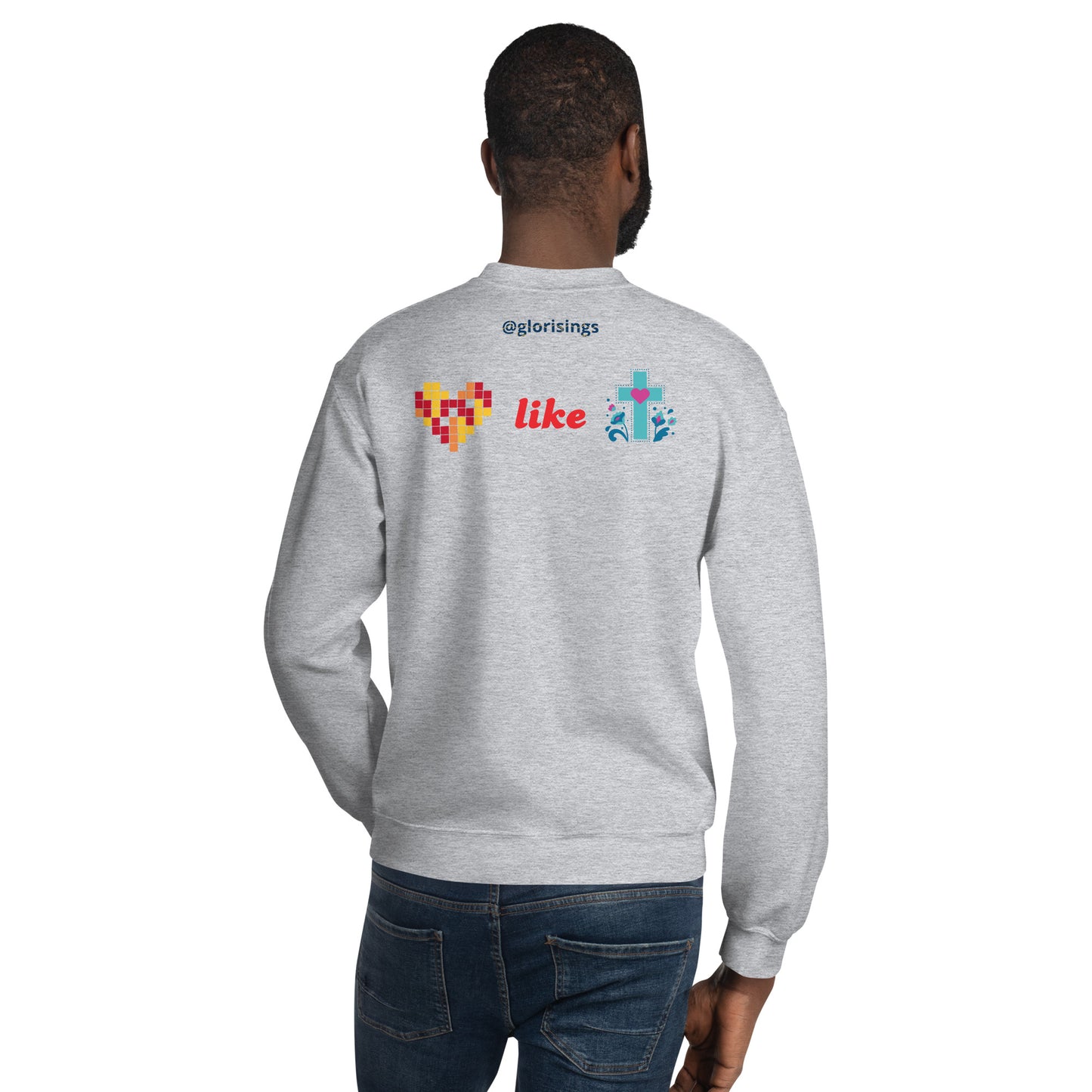 Unisex love like Jesus Sweatshirt