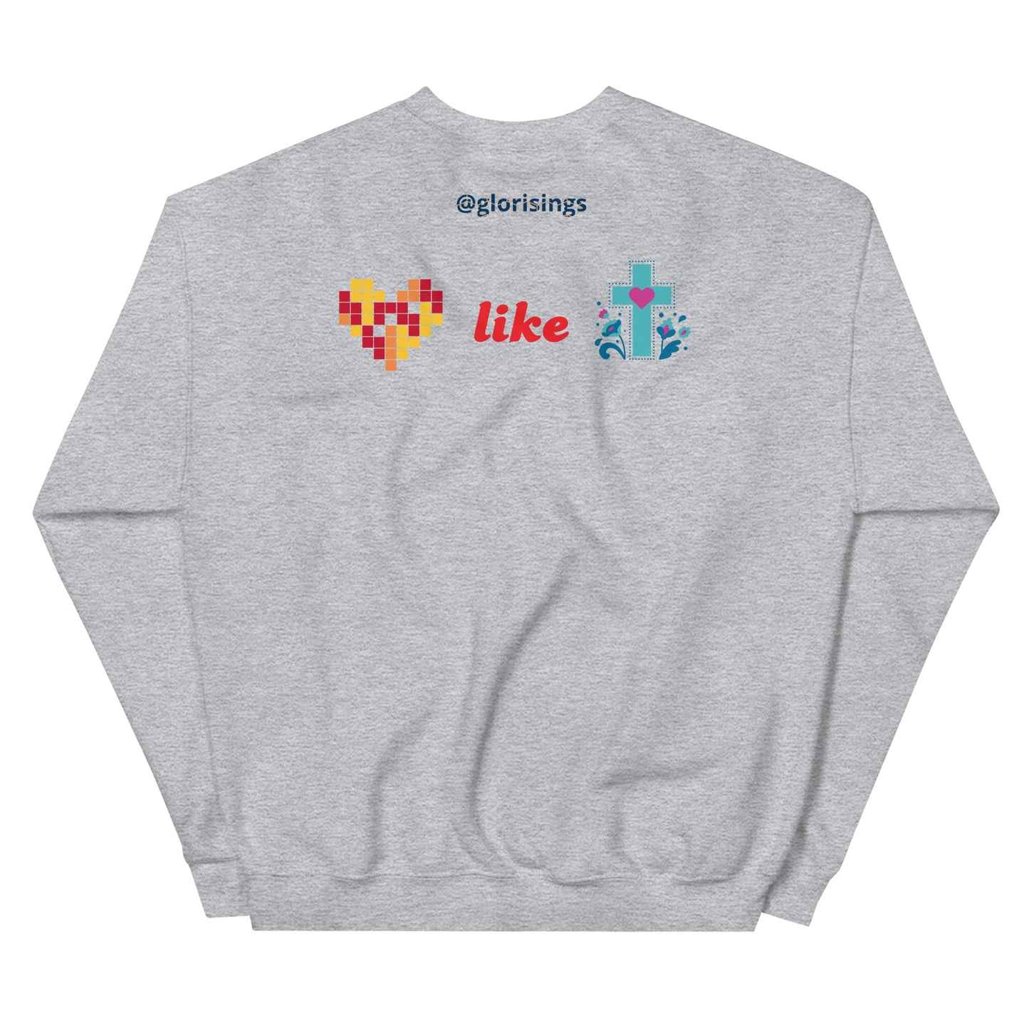 Unisex love like Jesus Sweatshirt