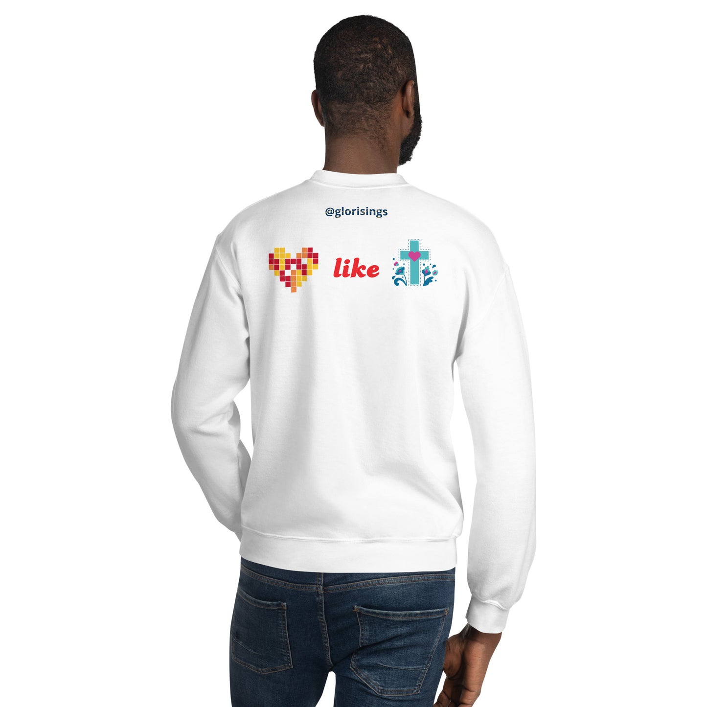 Unisex love like Jesus Sweatshirt