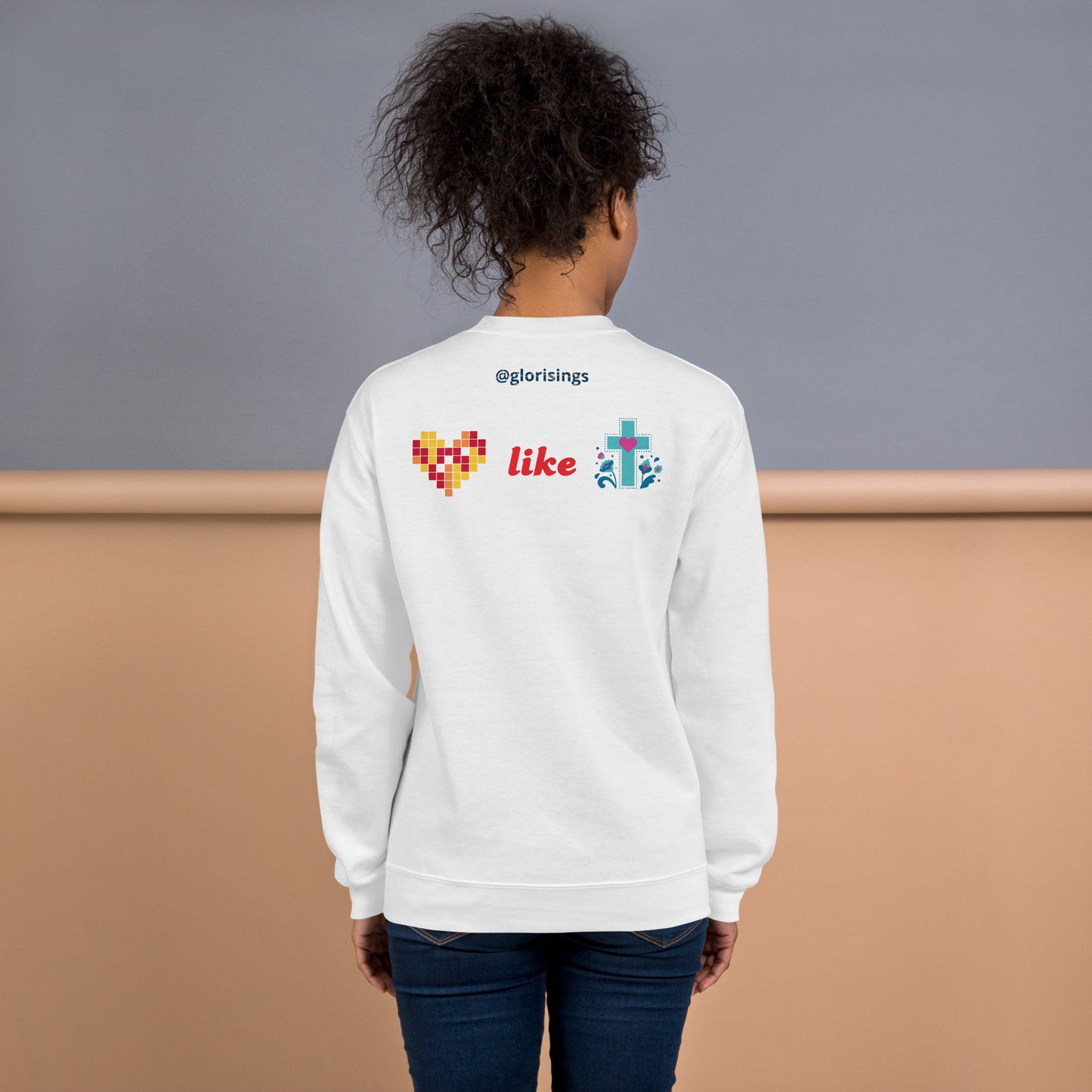 Unisex love like Jesus Sweatshirt