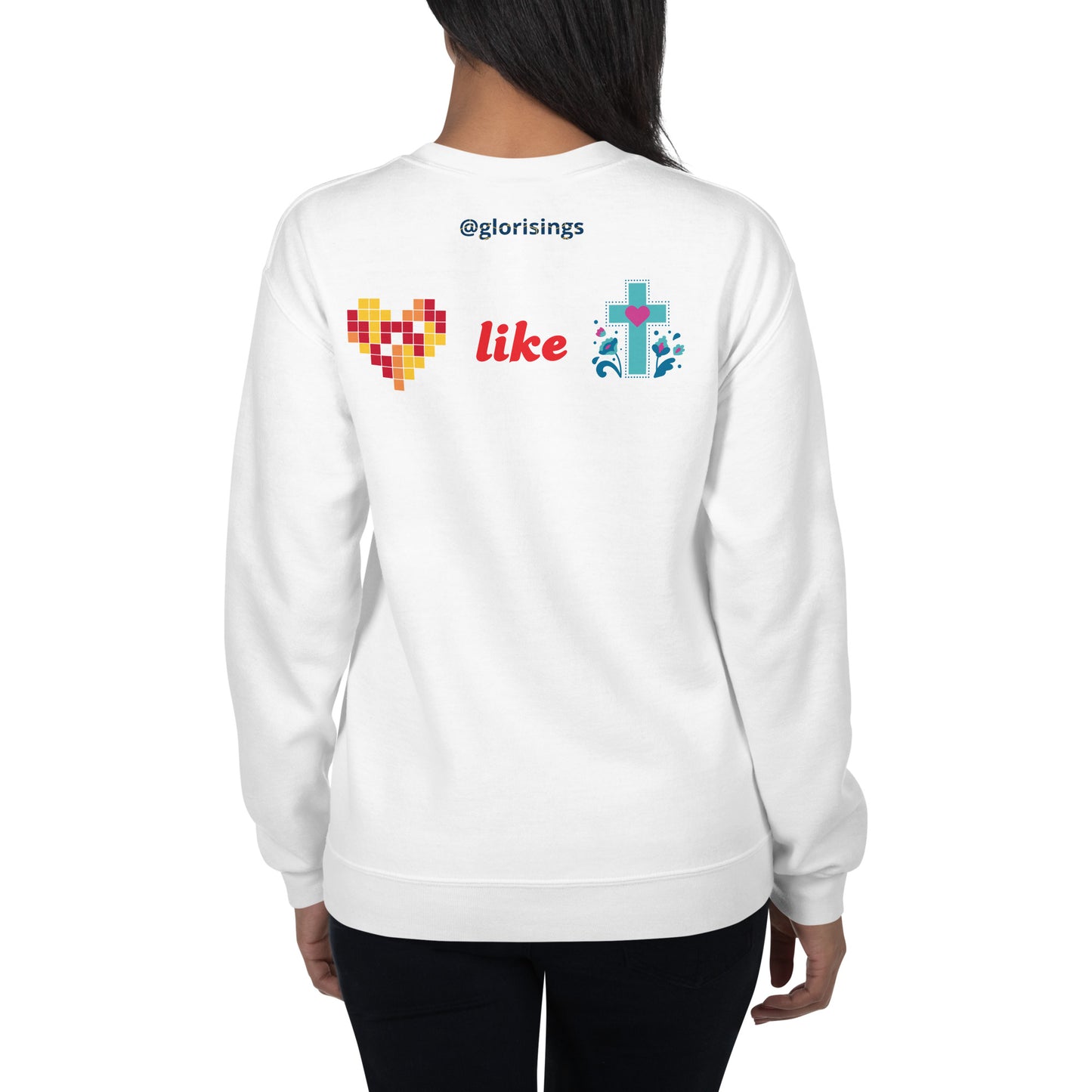 Unisex love like Jesus Sweatshirt