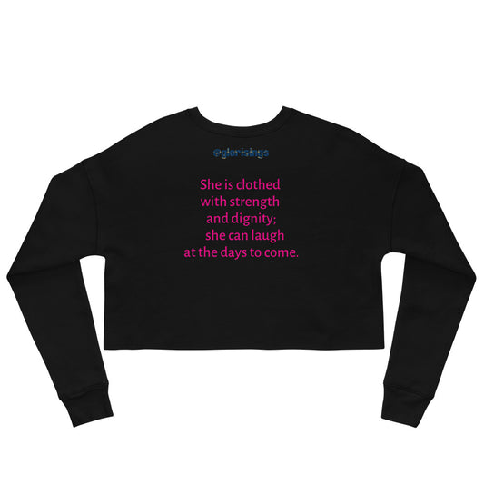 Women's Crop Prob 31:25 Sweatshirt