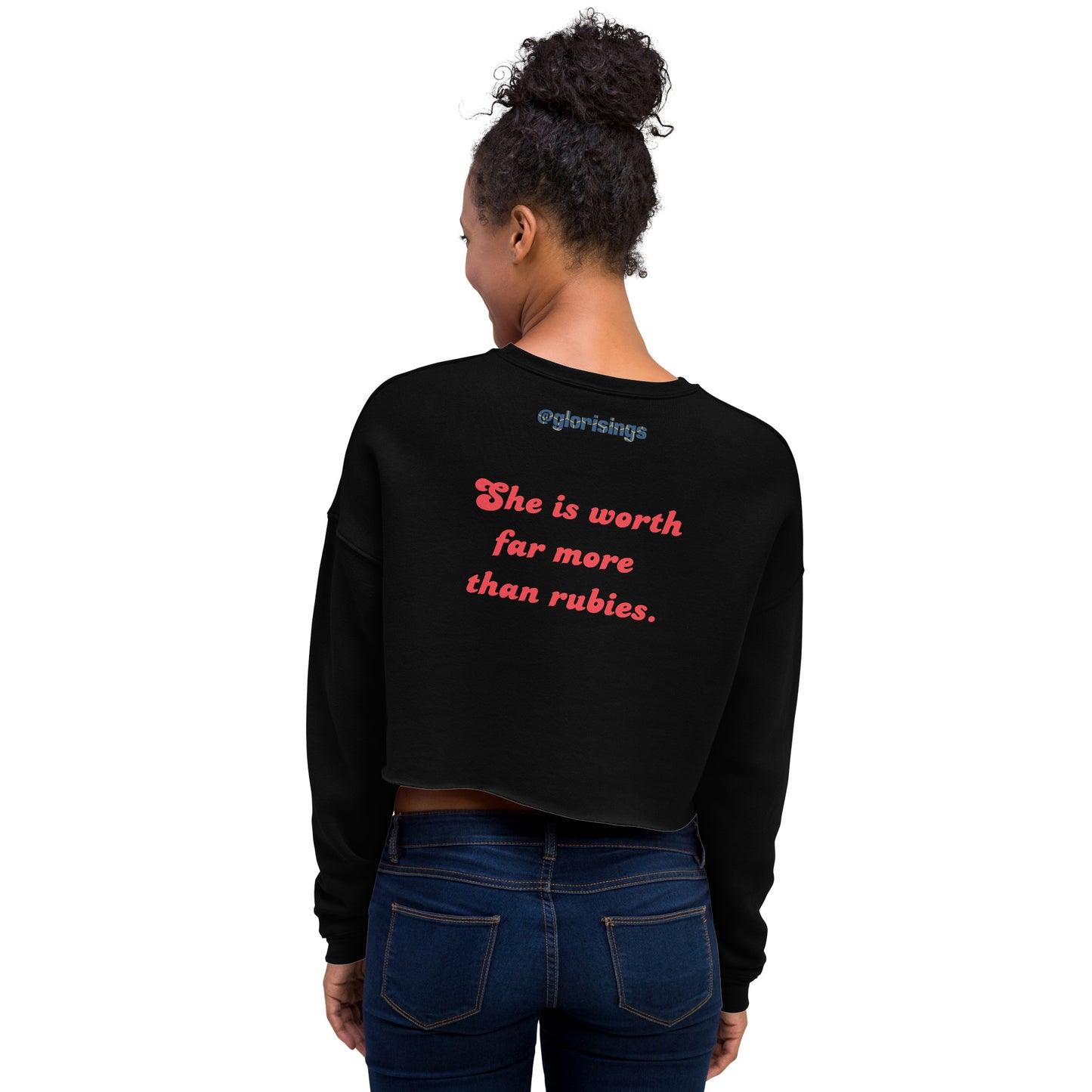 Women's Crop Prob 31:10 Sweatshirt