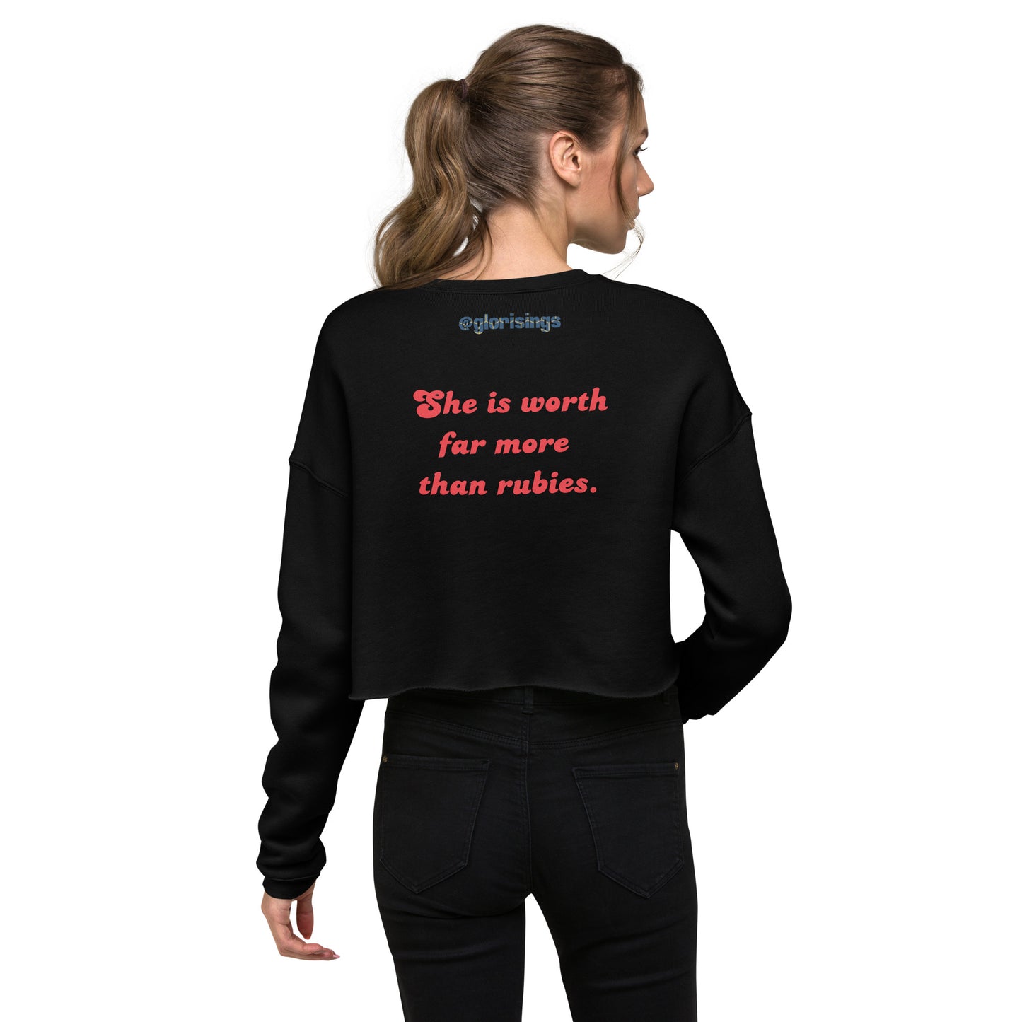 Women's Crop Prob 31:10 Sweatshirt