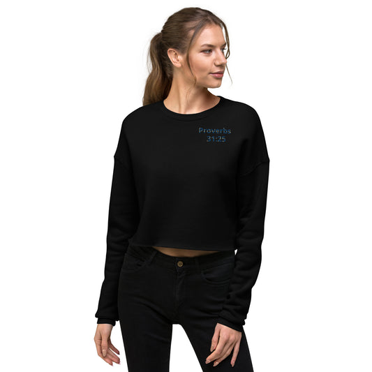 Women's Crop Prob 31:25 Sweatshirt