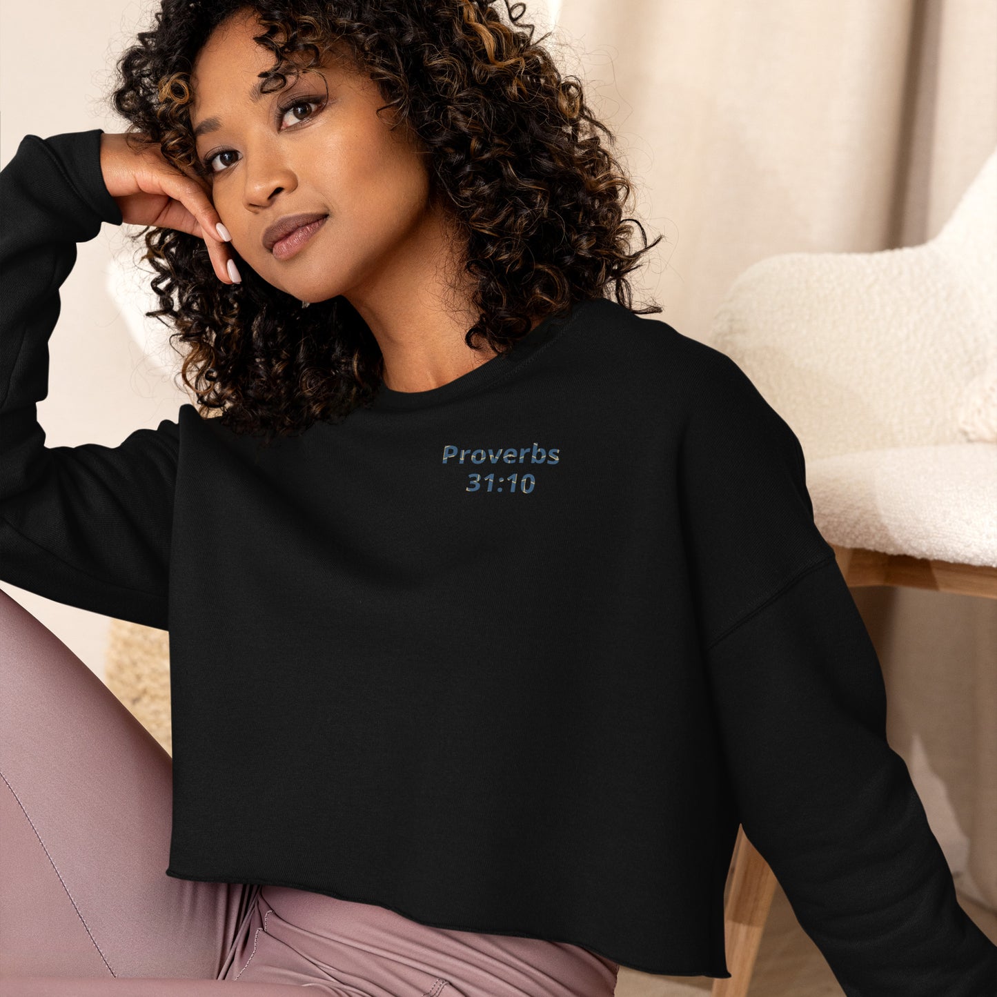 Women's Crop Prob 31:10 Sweatshirt