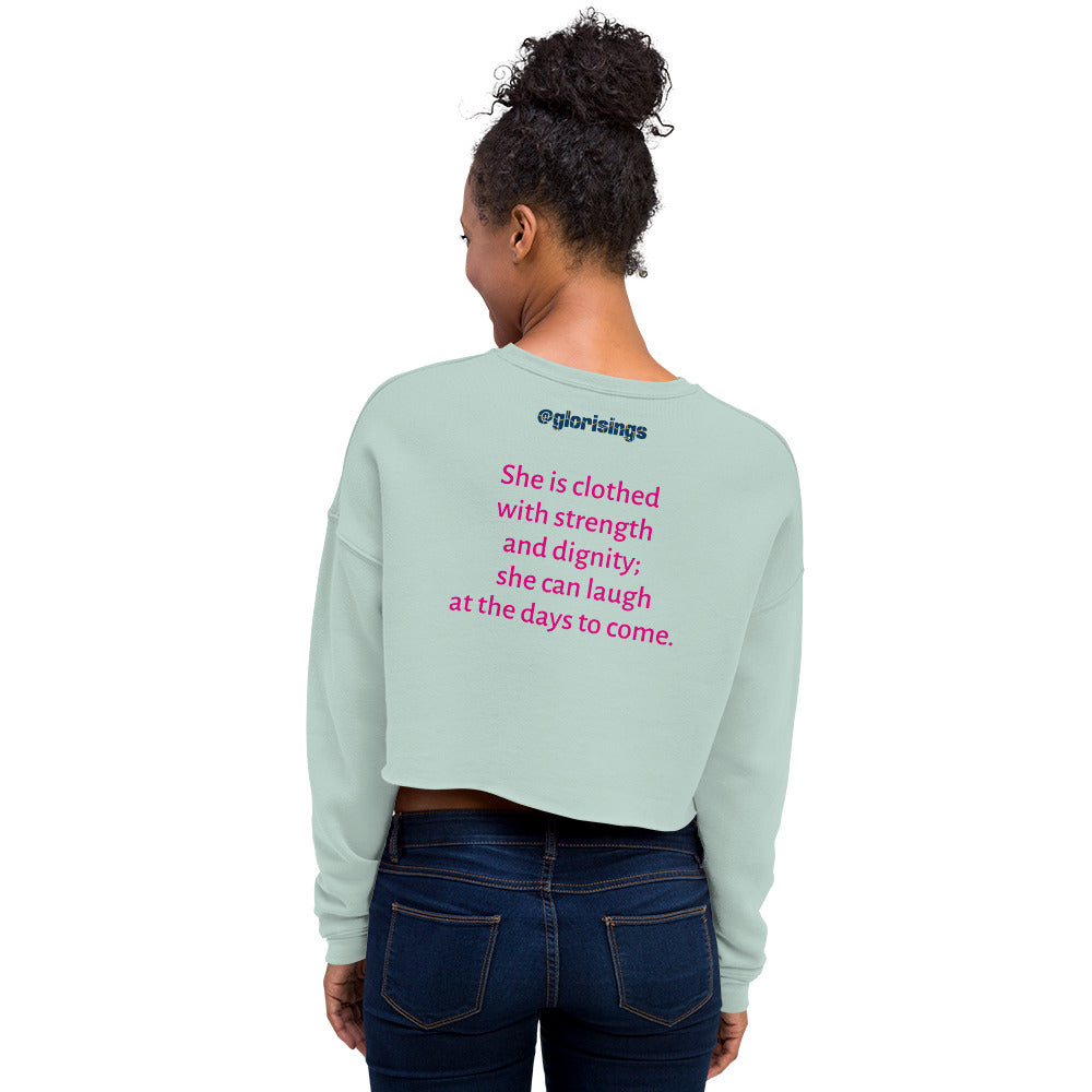 Women's Crop Prob 31:25 Sweatshirt