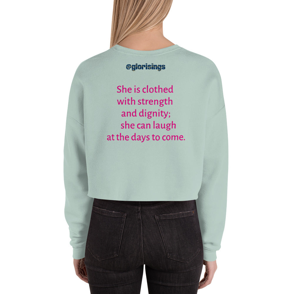 Women's Crop Prob 31:25 Sweatshirt