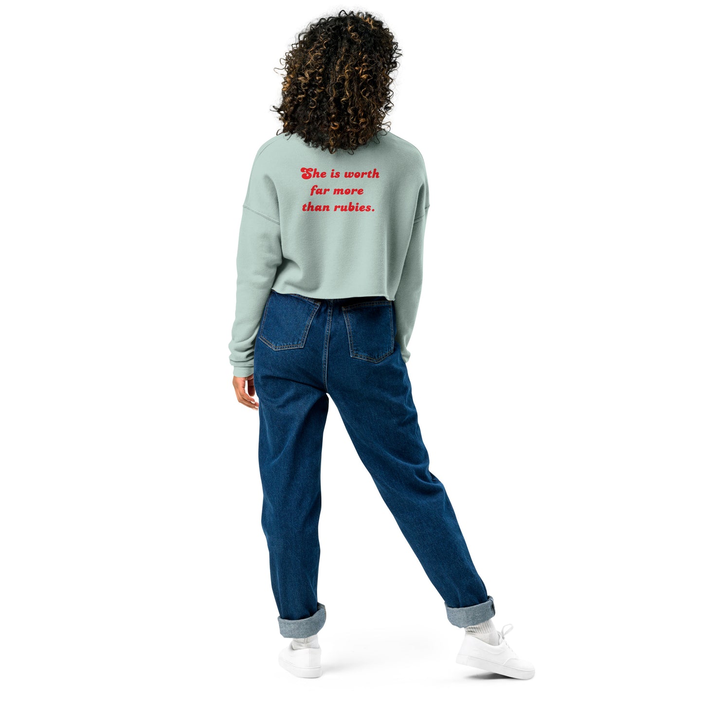 Women's Crop Prob 31:10 Sweatshirt