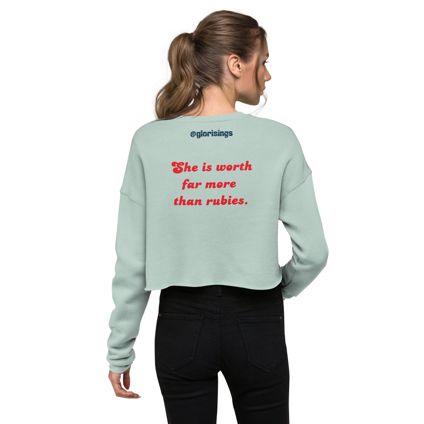 Women's Crop Prob 31:10 Sweatshirt