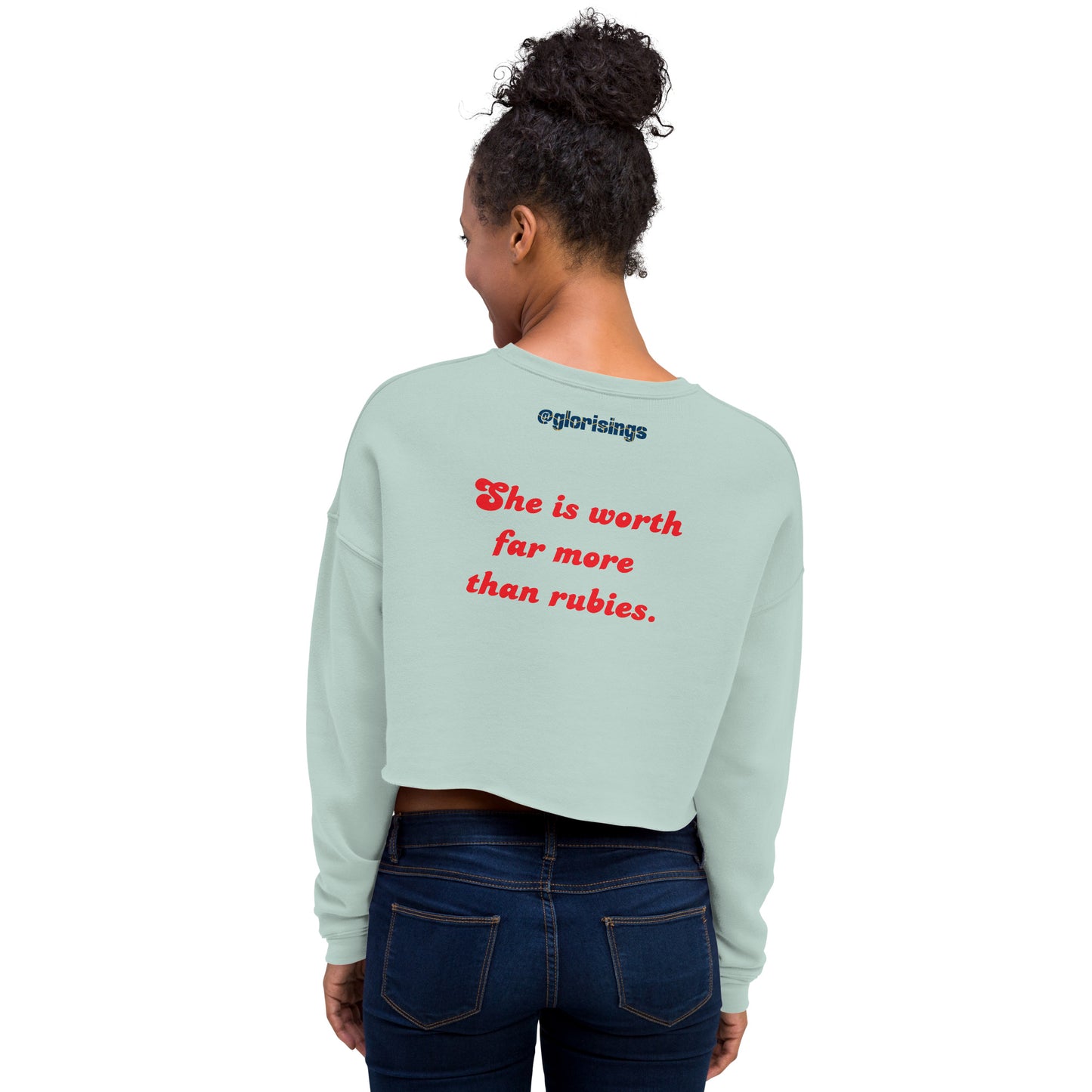 Women's Crop Prob 31:10 Sweatshirt