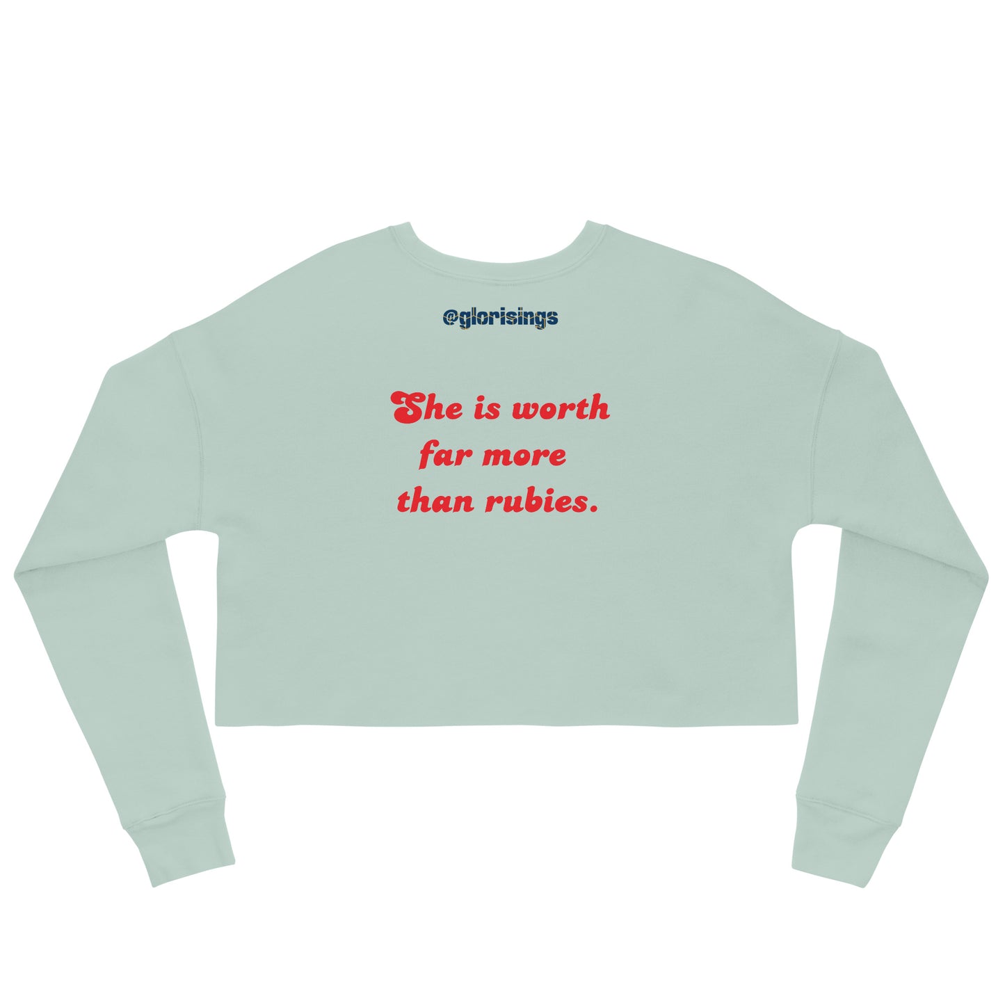 Women's Crop Prob 31:10 Sweatshirt