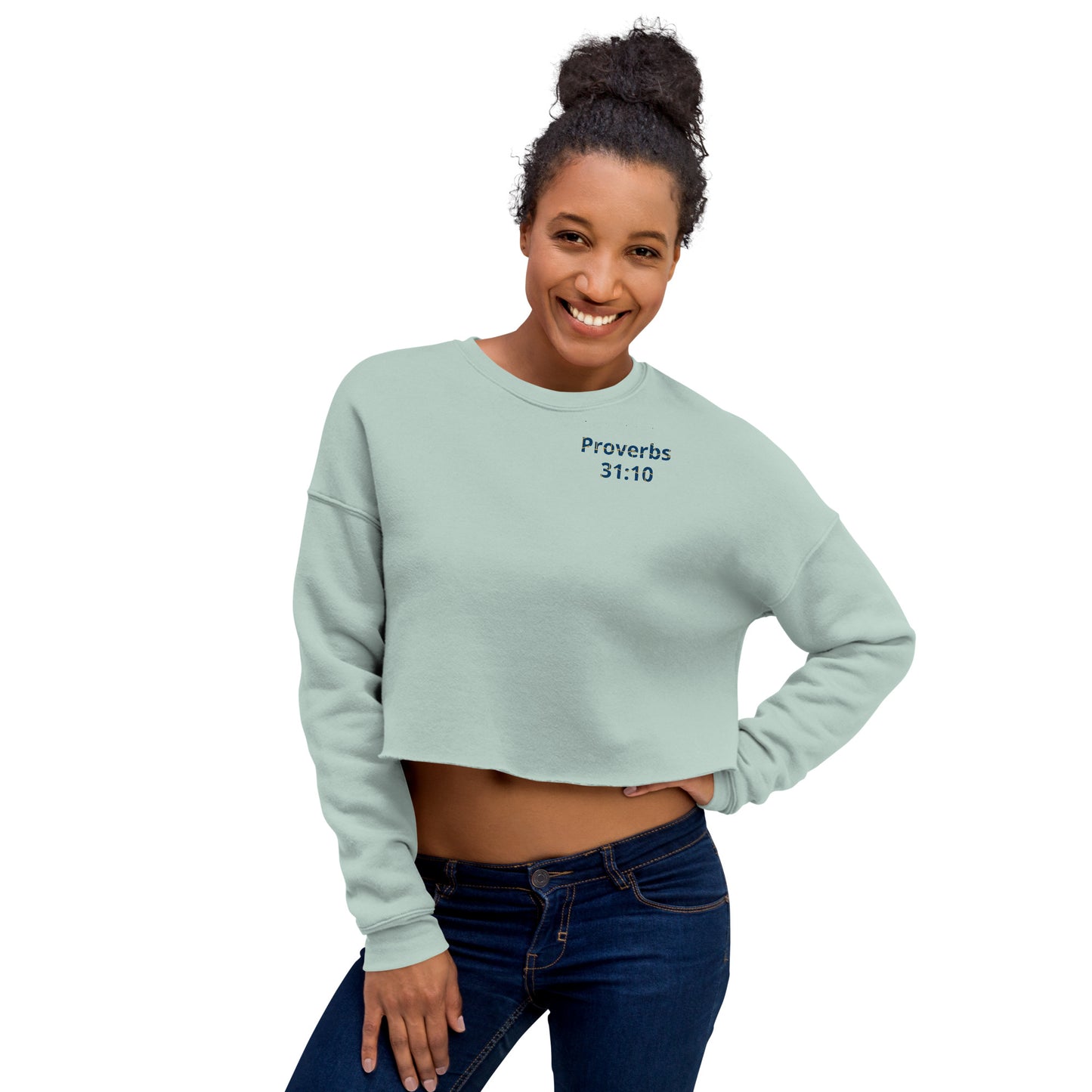 Women's Crop Prob 31:10 Sweatshirt