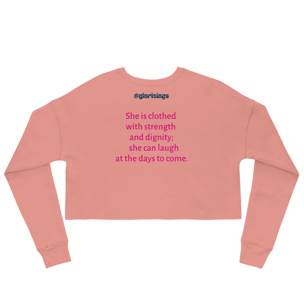 Women's Crop Prob 31:25 Sweatshirt