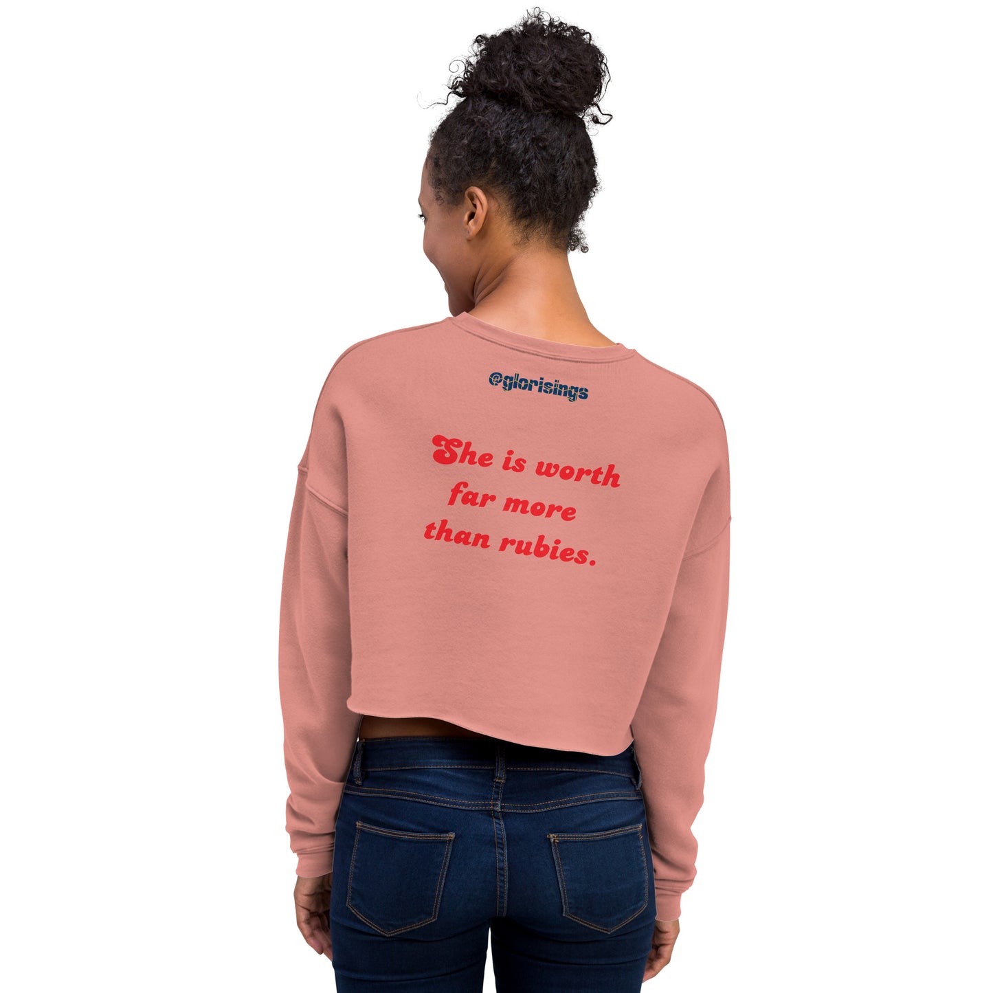 Women's Crop Prob 31:10 Sweatshirt