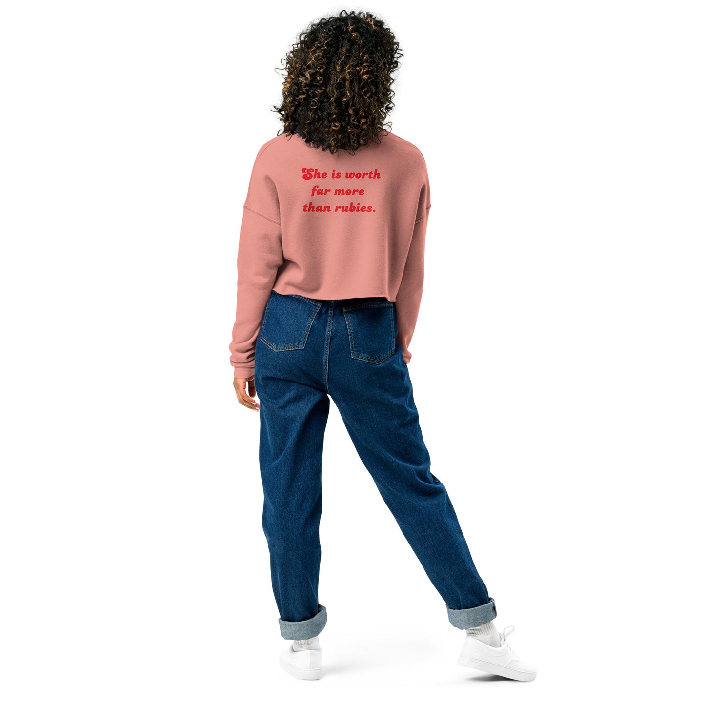 Women's Crop Prob 31:10 Sweatshirt