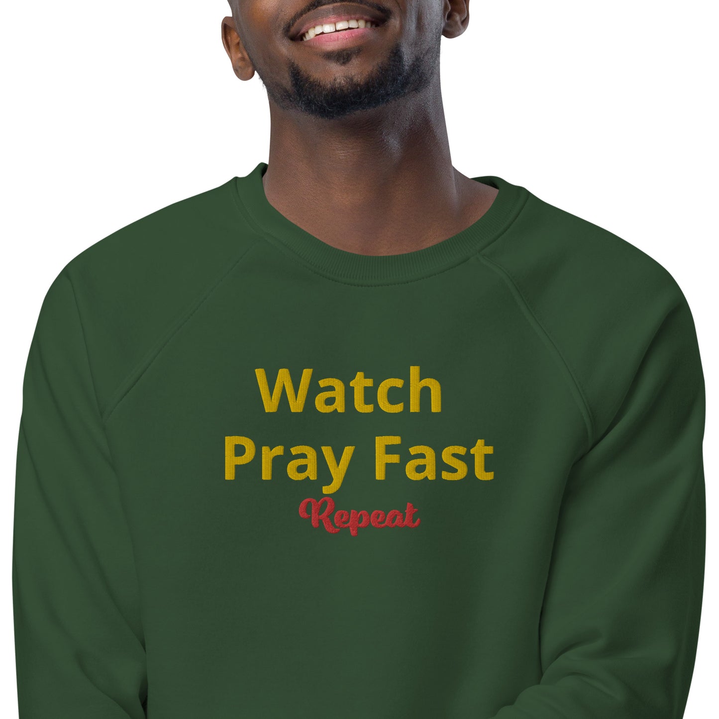 Unisex watch pray fast sweatshirt