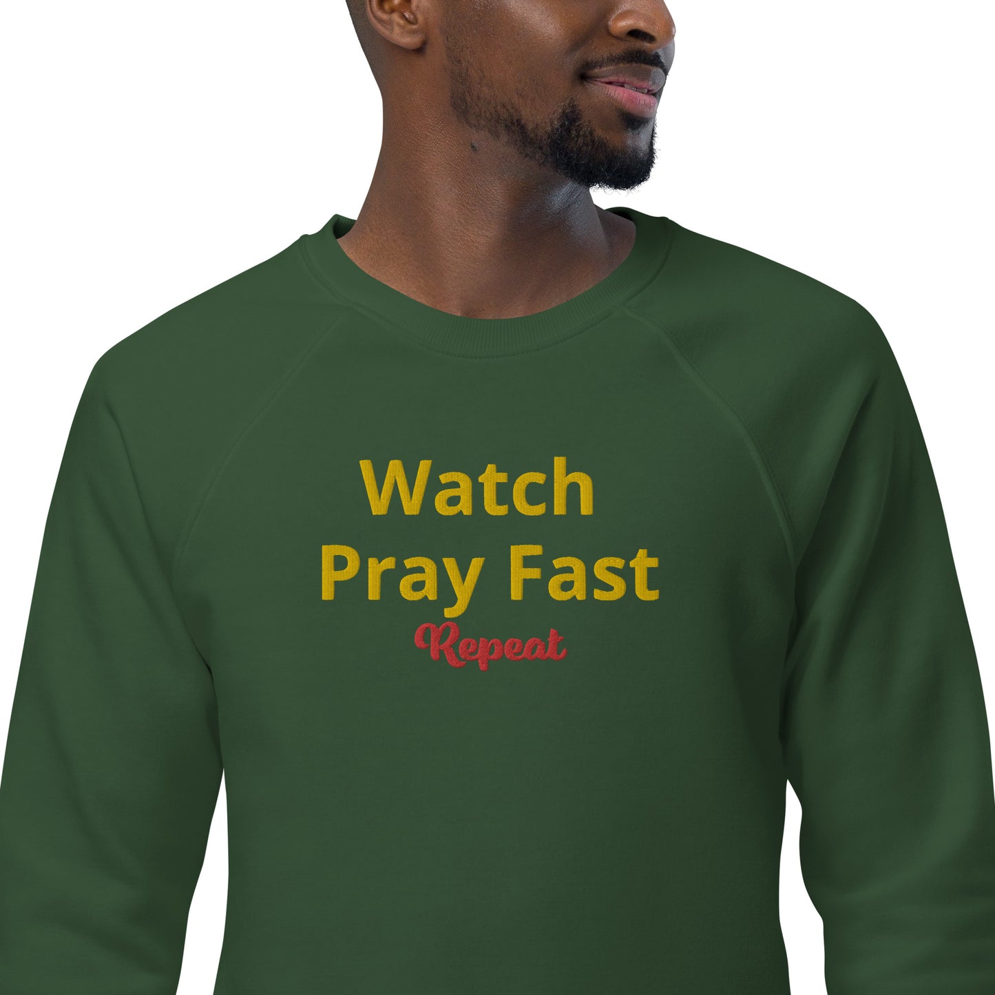 Unisex watch pray fast sweatshirt