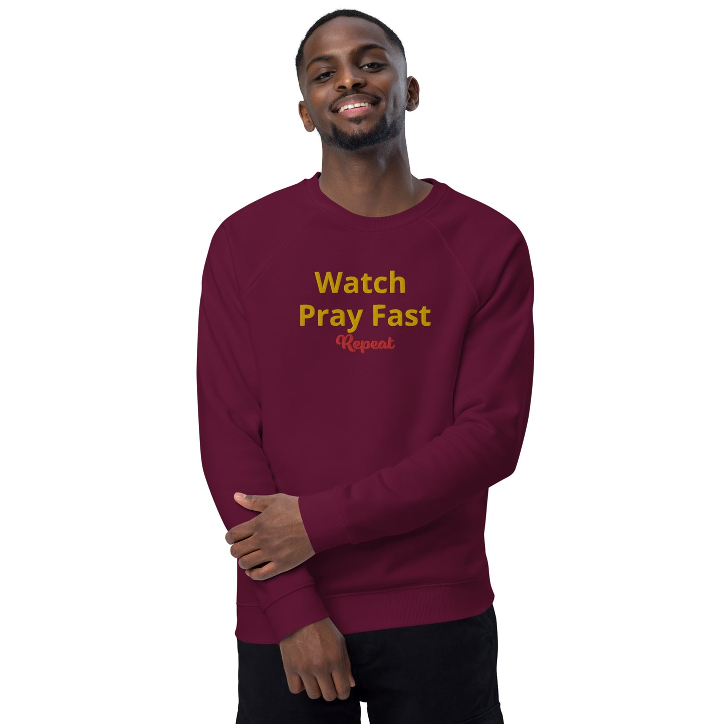 Unisex watch pray fast sweatshirt