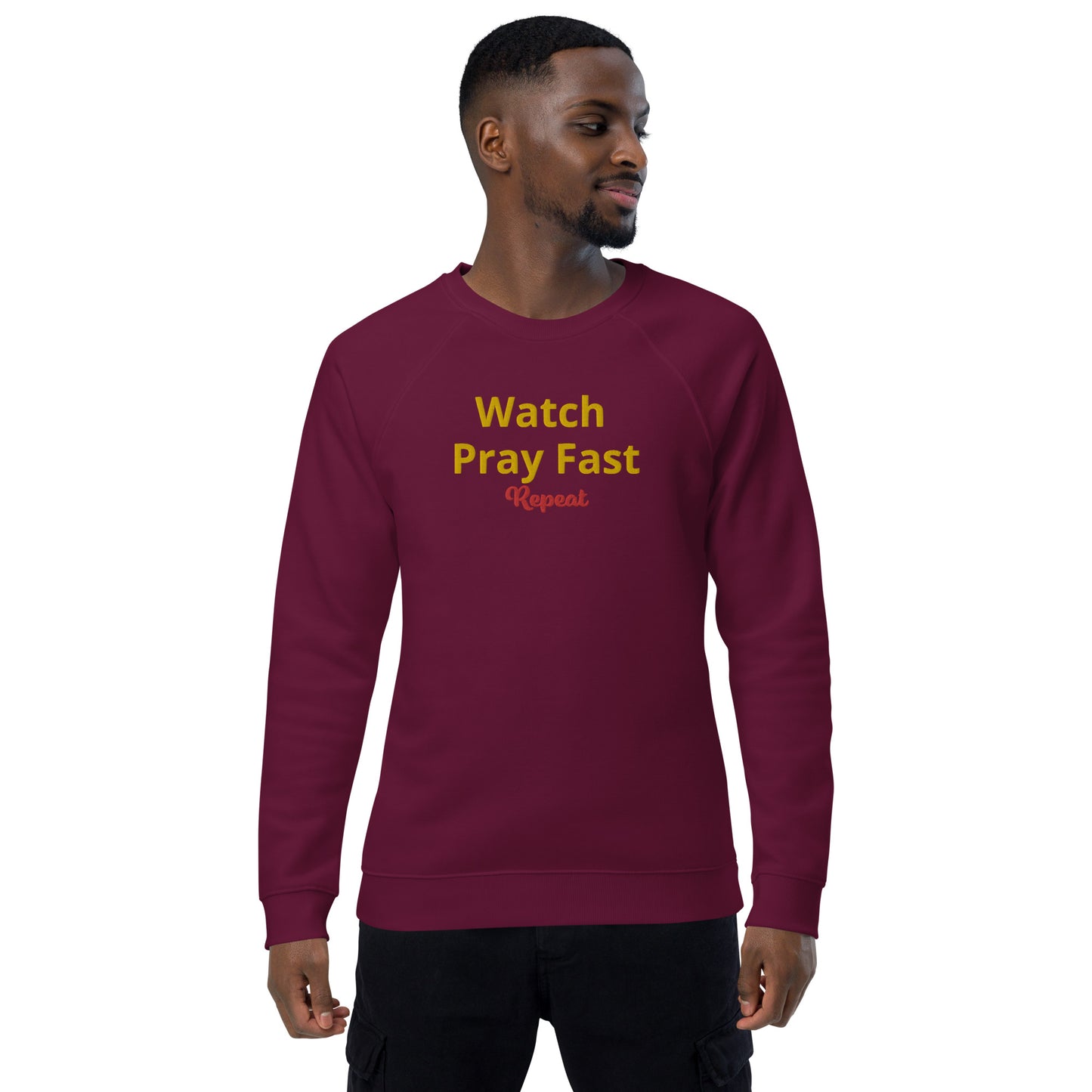 Unisex watch pray fast sweatshirt