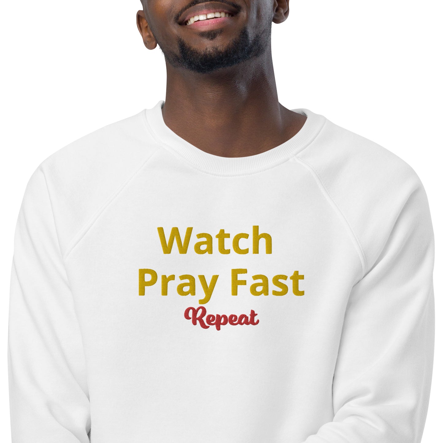 Unisex watch pray fast sweatshirt